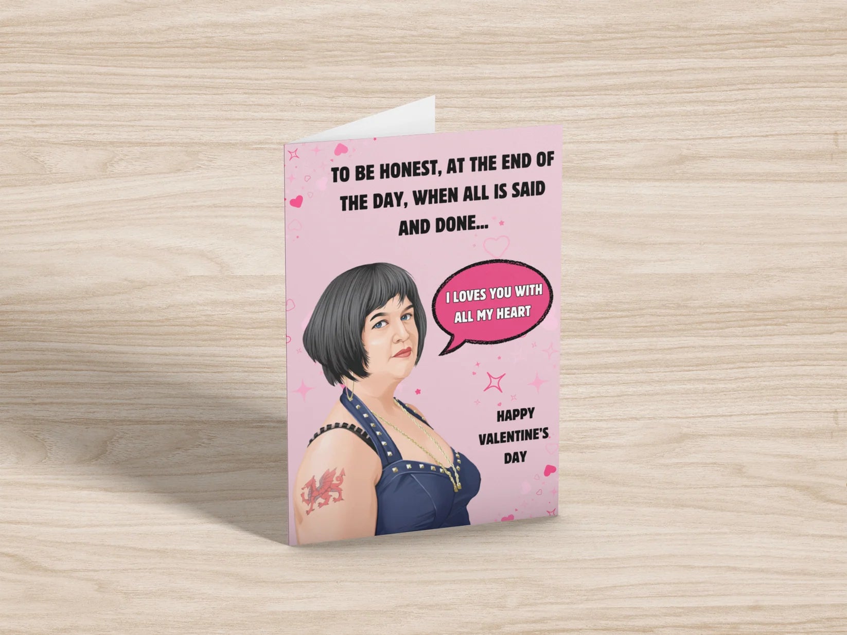 I Loves You Valentine's Day Card