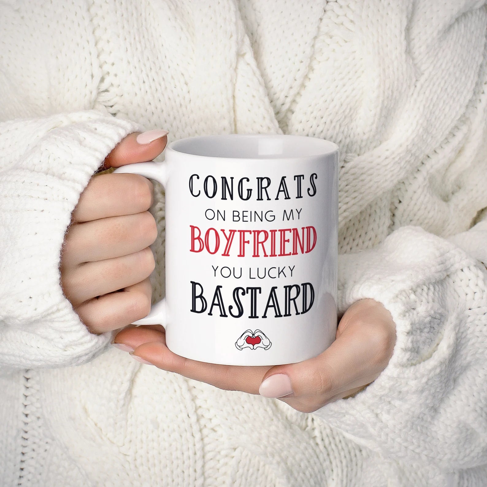 Congrats On Being My Boyfriend Mug
